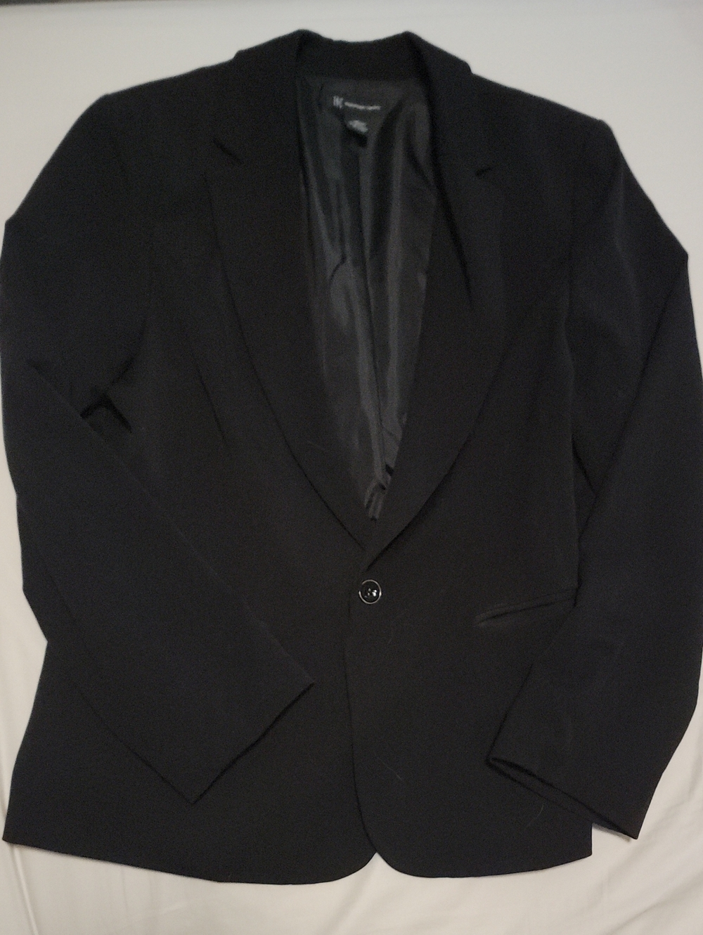 INC International Concepts Black Single-Button Women's Blazer Size 16